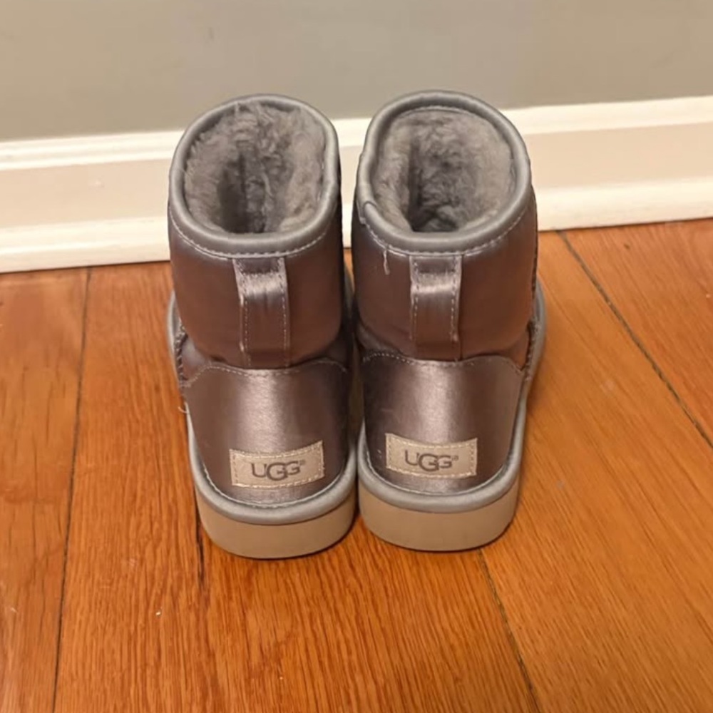 UGG Classic Mini Boot Satin Silver - image 3